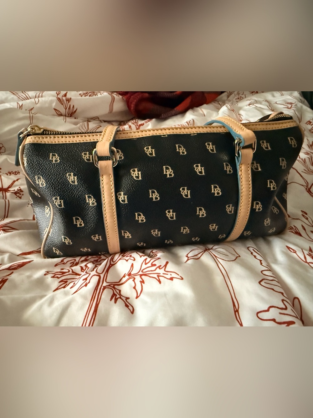 Dooney & Bourke Logo Barrel Shoulder Bag
